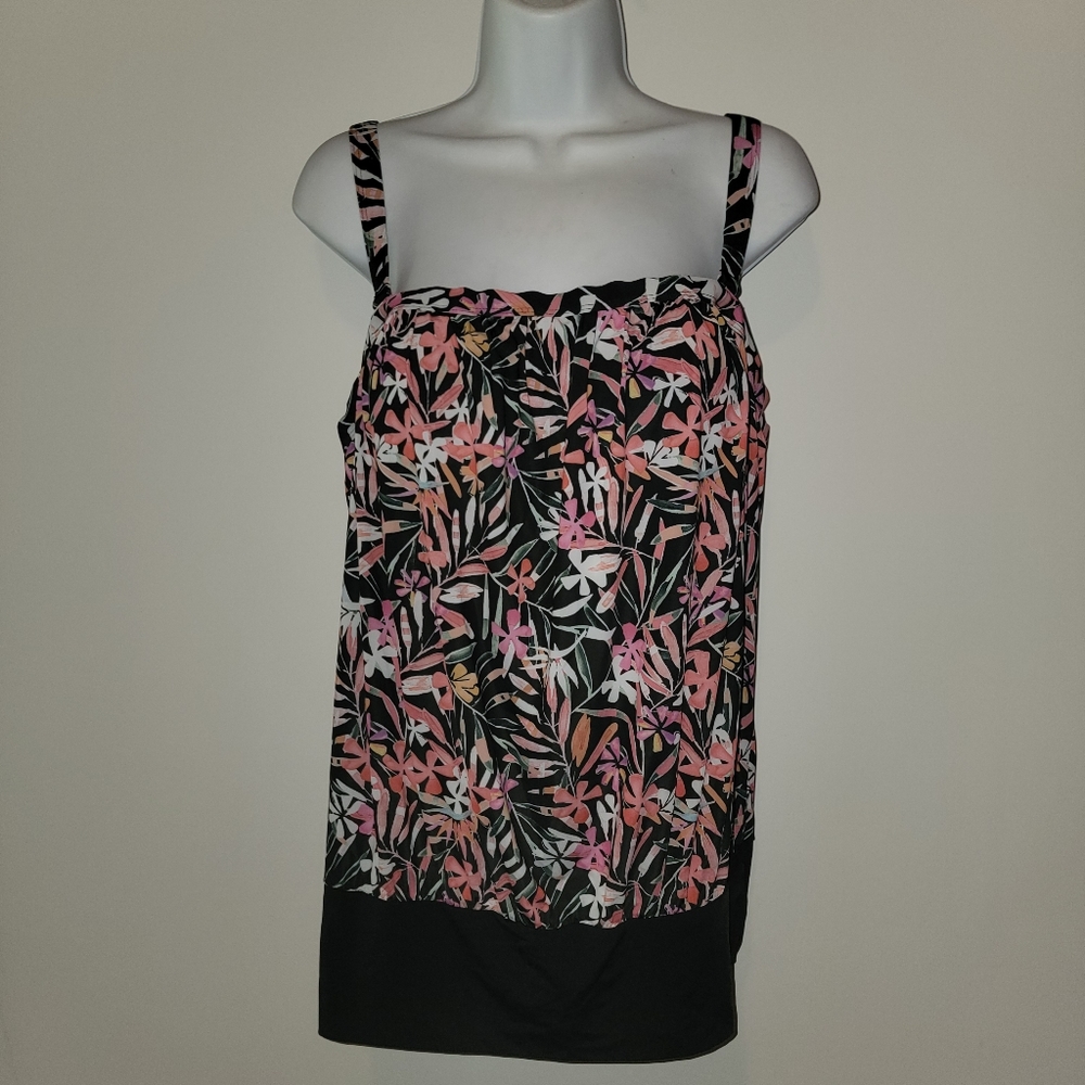 Floral Swimsuits For All Blouson tankini